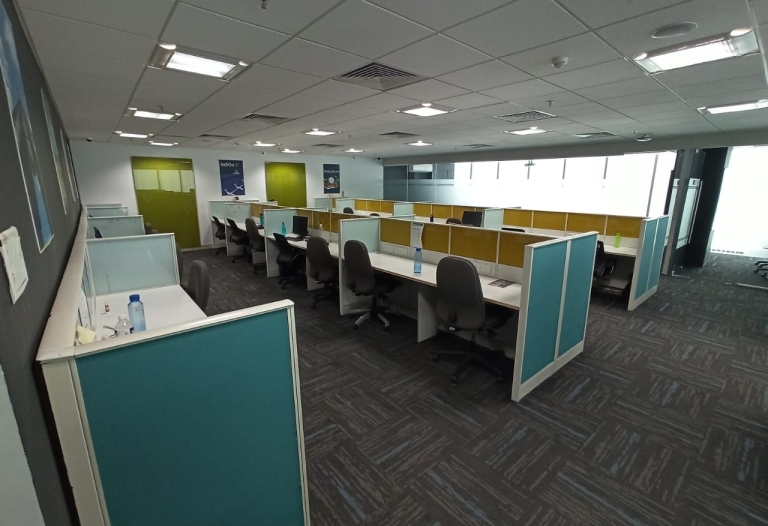 Pune commercial office fully furnished space is available for rent in Viman nagar.