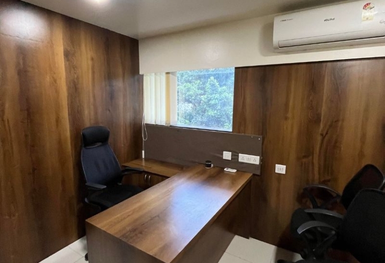 Plug & Play 1350 Sqft Office for Rent Near Bund Garden Metro, Boat Club Road Pune